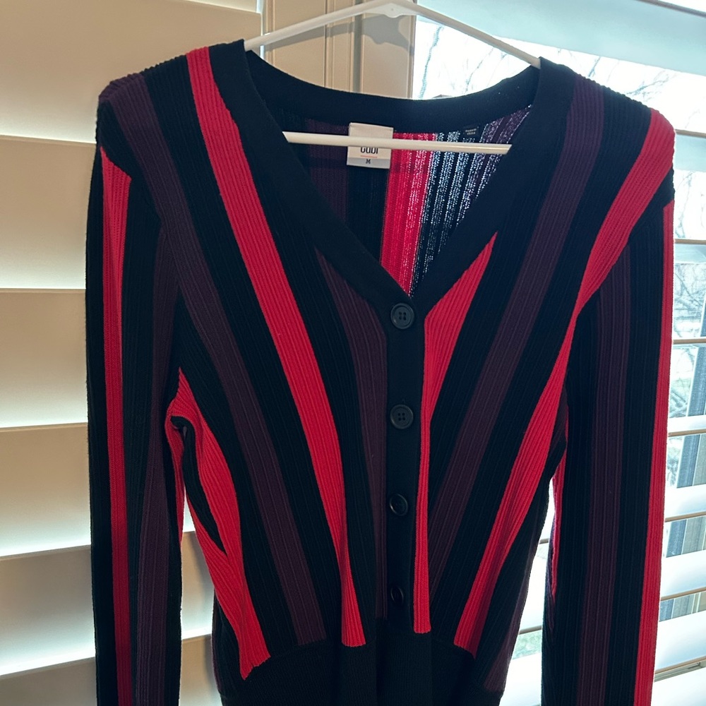 Cabi color block cardigan
